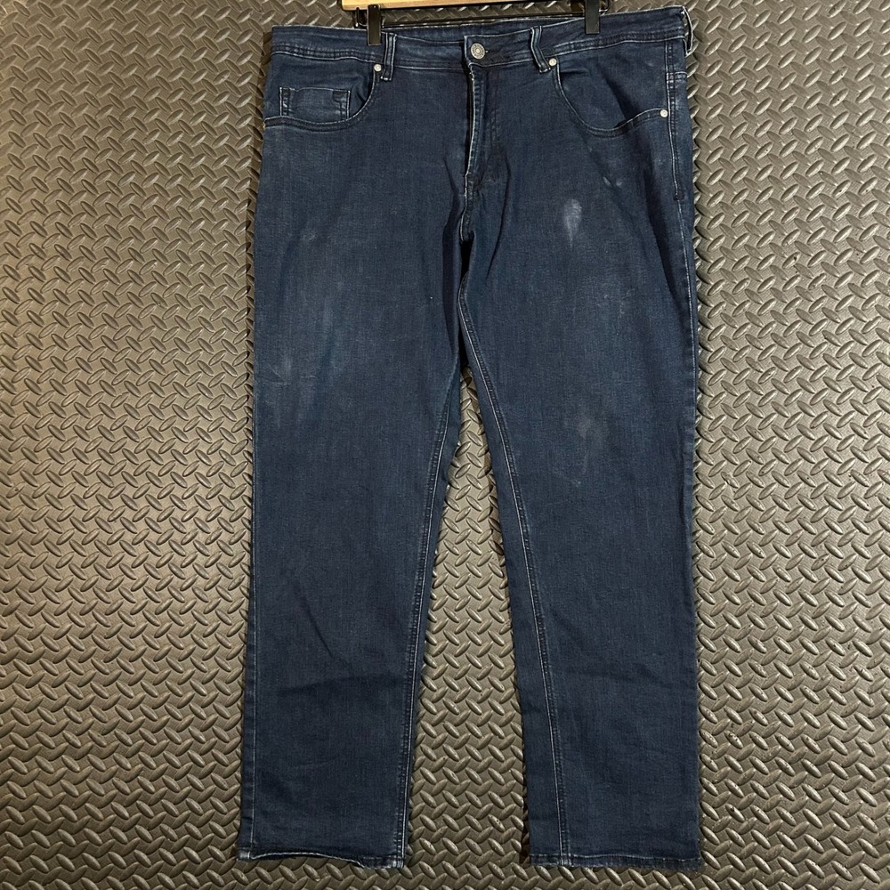 Adam Slim Stretch Blue‎ Dark Wash Denim Jeans Men's Size 38X30